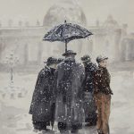 504-2980 45x34 Escluso, acquarello