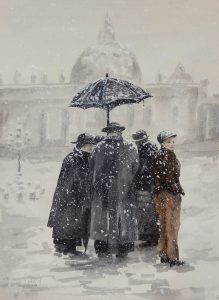 504-2980 45x34 Escluso, acquarello